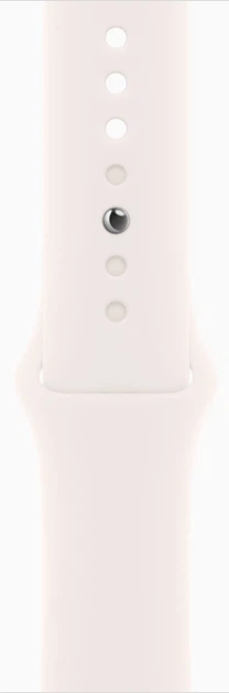 Смарт-годинник Apple Watch Series 11 GPS + Cellular 46mm Gold Titanium Case with Light Blush Sport Band - M/L (MFD64) - зображення 3