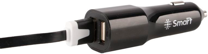 Автомобільний зарядний пристрій SmartGPS LS01 Dual USB 2.4 A (5905279820517) - зображення 3