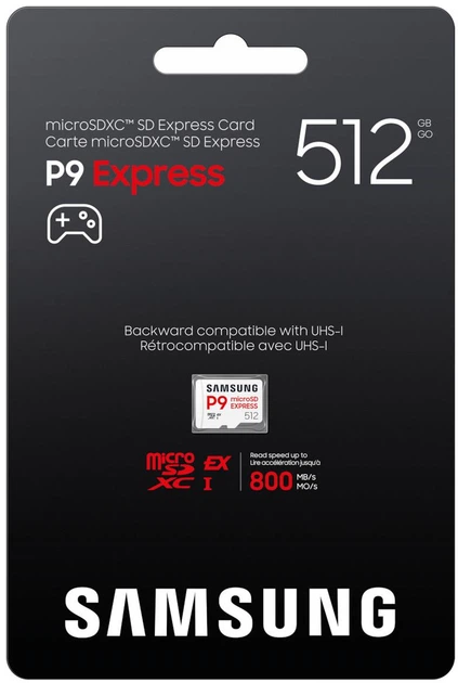 Карта памяти Samsung P9 Express microSDXC 512GB UHS-I V30 (MB-MK512T/WW) - Фото 10 Карта памяти Samsung P9 Express microSDXC 512GB UHS-I V30 (MB-MK512T/WW) - изображение 10