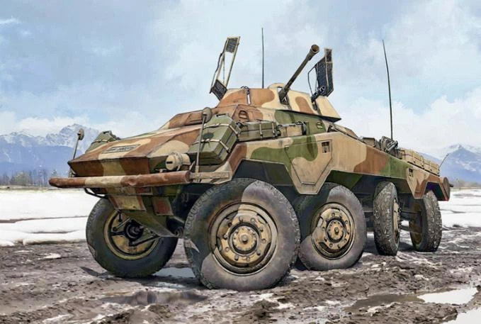 Збірна модель 1:35 бронеавтомобіль Sd.Kfz. 234/1 Italeri 6757 - изображение 2