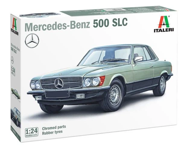 Збірна модель 1:24 автомобіль Mercedes Benz 500 SLC Italeri 3633 - изображение 2