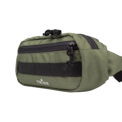 Сумка-бананка Tribe Waist bag 1,5 L Olive (T-ID-0001-olive) - Фото 2 Сумка-бананка Tribe Waist bag 1,5 L Olive (T-ID-0001-olive) - зображення 2