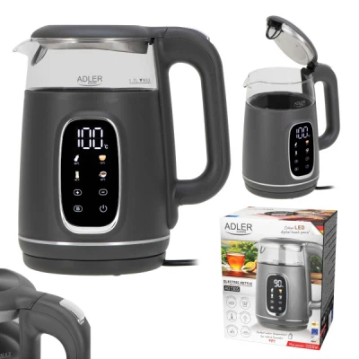 Електрочайник Adler AD 1305 grey - зображення 6