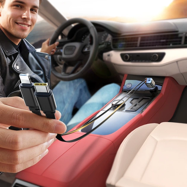 Ładowarka samochodowa JOYROOM JR-CCL05 30W Grey (6956116737917) - obraz 5