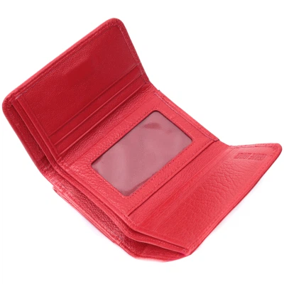 Гаманець ST Leather З натуральної шкіри Червоний (22721) - Фото 10 Гаманець ST Leather З натуральної шкіри Червоний (22721) - зображення 10