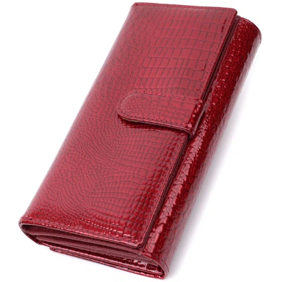 Гаманець ST Leather Шкіряний Червоний (22682) - зображення 8