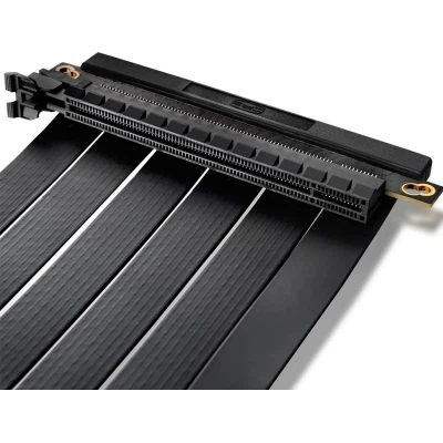 Райзер PcCooler Vertical GPU RISER CABLE PCI-E BK 4.0 185мм PCI-E4.0X16 Чор (RC185 BK 4.0) - зображення 5