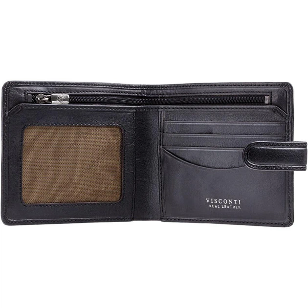 Кошелек Бифолд Visconti Massa Черный (TSC41 BLK) - Фото 2 Кошелек Бифолд Visconti Massa Черный (TSC41 BLK) - изображение 2