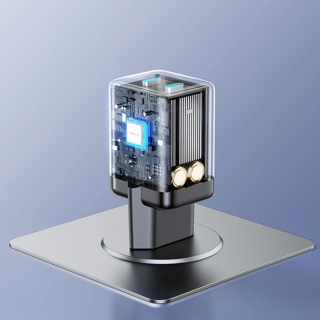 Ładowarka sieciowa JOYROOM JR-TCG17 45W 2 x- USB-C EU Black (6941237127099) - obraz 5