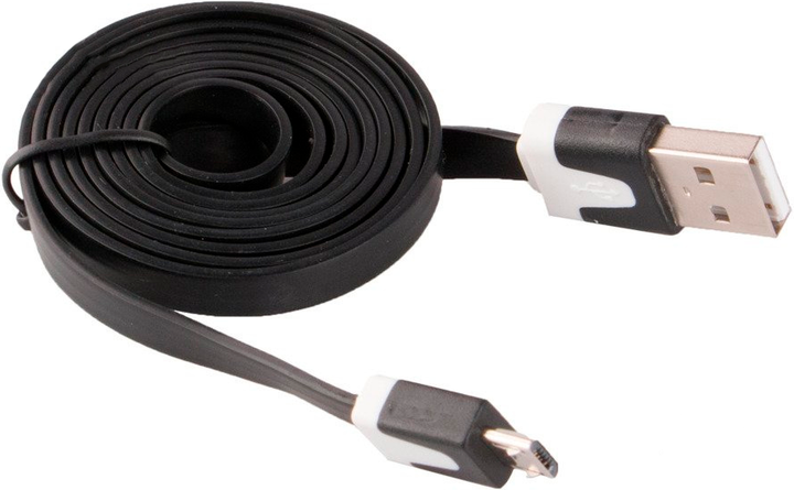 Kabel SmartGPS microUSB - USB-A 1m Black (5905279820654) - obraz 2