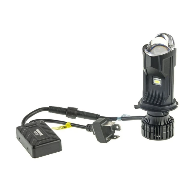 Мини-линзы DECKER GL-01 PRO Цоколь H4 линза со светотеневой границей в 6000K 12-24V 65W 9000Lm в штаные места! - зображення 2
