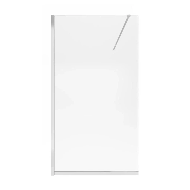 Душова перегородка Qtap Walk-In Standard CRM2011.C8 110х190 см, скло Clear 8 мм, покриття CalcLess - Фото 1 Душова перегородка Qtap Walk-In Standard CRM2011.C8 110х190 см, скло Clear 8 мм, покриття CalcLess - зображення 1