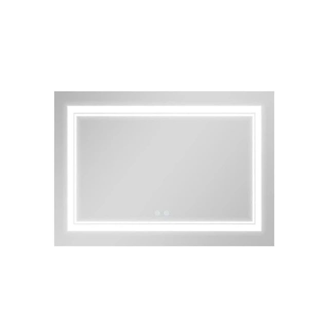 Зеркало Qtap Cardinal 1200х800 с LED-подсветкой Touch, с антизапотеванием, с диммером, рег. темп. цвета (3000-6500K) - изображение 4