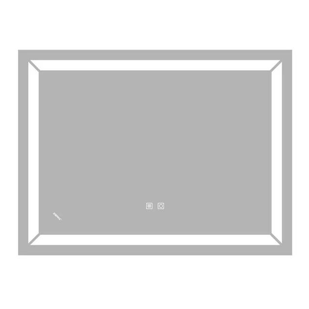 Зеркало Zerix Kubix MR04-80x60-REVERSE с LED Touch, Anti-fog, диммером, регулятором яркости (ZX6054) - Фото 1 Зеркало Zerix Kubix MR04-80x60-REVERSE с LED Touch, Anti-fog, диммером, регулятором яркости (ZX6054) - изображение 1