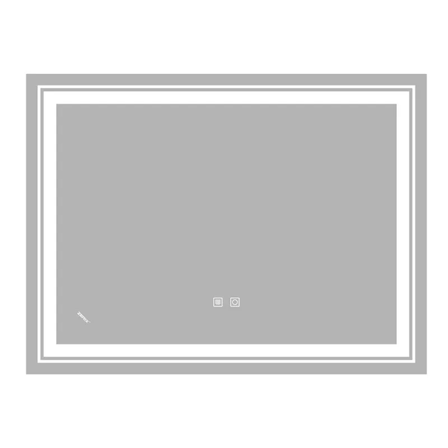 Дзеркало ZERIX ALIVE MR06-80x60-REVERSE з LED Touch, Anti-fog, димером, рег. яскравості (ZX6062) - Фото 1 Дзеркало ZERIX ALIVE MR06-80x60-REVERSE з LED Touch, Anti-fog, димером, рег. яскравості (ZX6062) - зображення 1