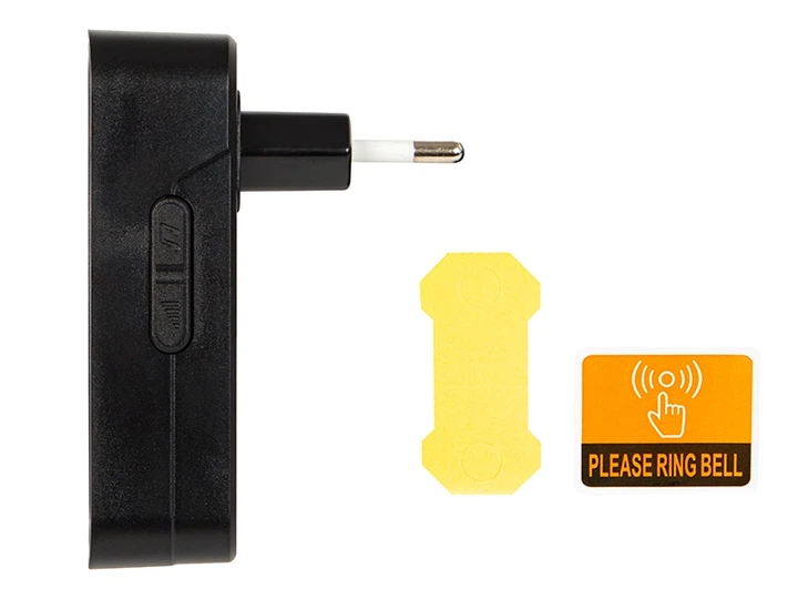 Бездротовий дверний дзвінок Blow 17-109 BP-11 Чорний (5900804146452) - зображення 4