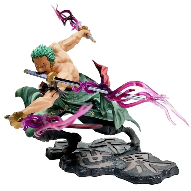 Колекційна Фігурка Зоро на підставці з аніме Ван Піс - One piece Luffy, Roronoa Zoro, 10 см - зображення 6