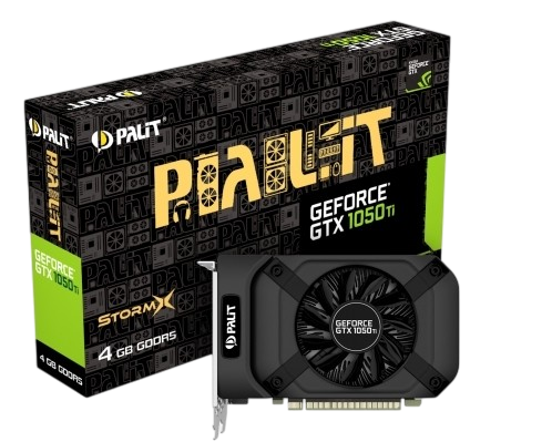 Відеокарта GeForce GTX 1050 Ti 4GB Palit StormX (NE5105T018G1-1070F) Б/В - Фото 1 Відеокарта GeForce GTX 1050 Ti 4GB Palit StormX (NE5105T018G1-1070F) Б/В - зображення 1