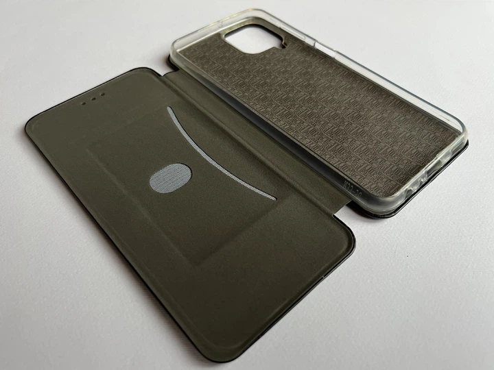 Захисний чохол-книжка Baseus для Samsung Galaxy M33 чорний, з матової штучної шкіри зі слотами для карт - зображення 9