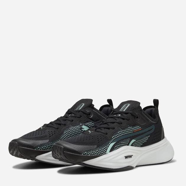 Женские кроссовки для зала Puma PWR NITRO SQD 2 31015018 39 (6UK) 25 см Black/Light Moss/Green Terrain/Orange Glo (4069156439207) - изображение 4