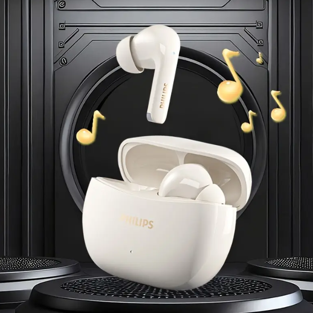 Бездротові навушники Philips TAT1320 TWS White - Фото 3 Бездротові навушники Philips TAT1320 TWS White - зображення 3