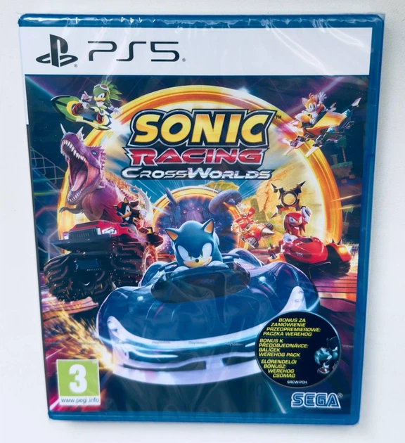 Диск для PlayStation 5 - Sonic Racing CrossWorlds, русские субтитры - Фото 2 Диск для PlayStation 5 - Sonic Racing CrossWorlds, русские субтитры - изображение 2