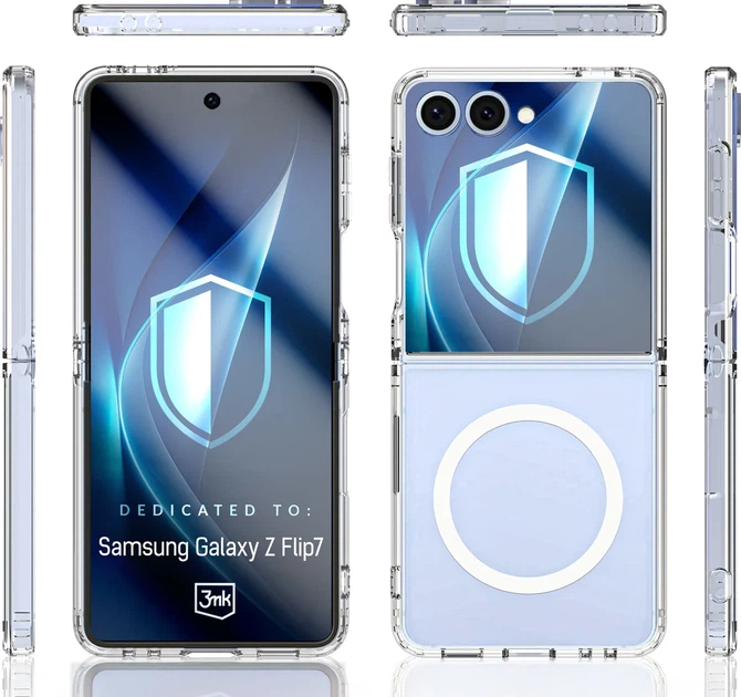 Панель 3MK Armor MagCase для Samsung Galaxy Flip7 Transparent (5903108678254) - зображення 2