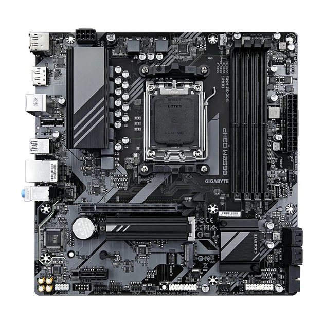 Материнская плата GIGABYTE B650M D3HP (sAM5, AMD B650, DDR5, mATX) - изображение 2
