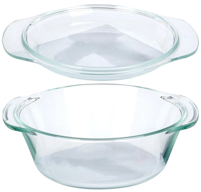 Naczynie Vilde żaroodporne z pokrywką szklane Przezroczyste 1.4 l / 430 ml (5904316471026) - obraz 2