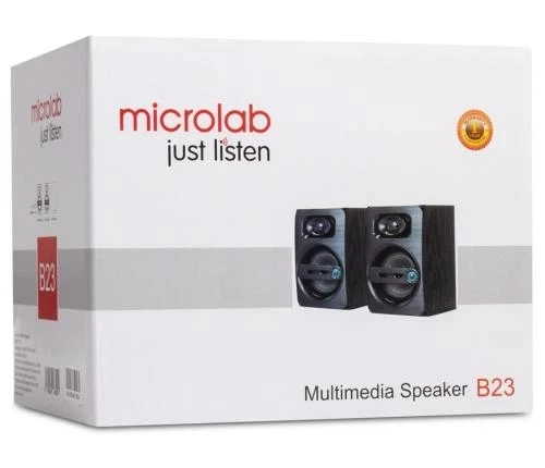 Колонки 2.0 B23, Black, 2 x 3 Вт. Microlab (2000003333585) - Фото 3 Колонки 2.0 B23, Black, 2 x 3 Вт. Microlab (2000003333585) - изображение 3