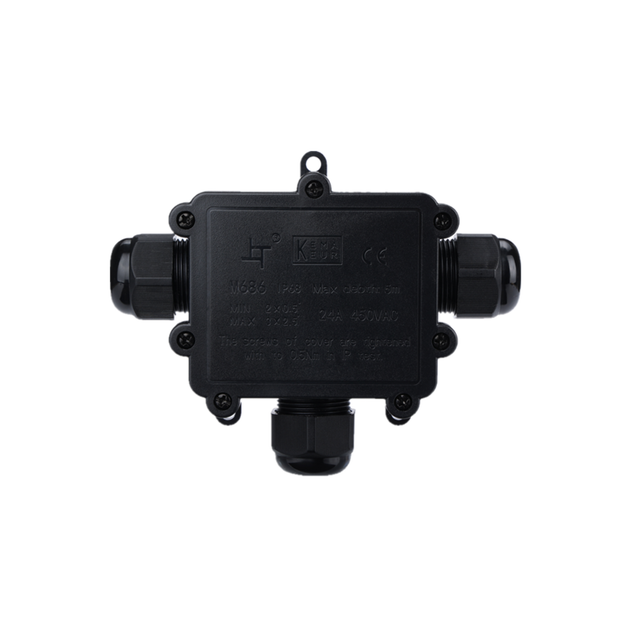 Коробка розподільна герметична M686-T 3xM25 (4-8мм)+863-5 IP68 - зображення 10