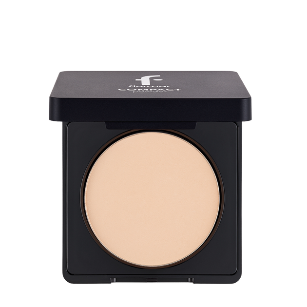 Пудра для лица FlorMar Compact матирующая № 89 Medium Cream Песочный - изображение 4