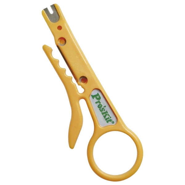 Стриппер Pro'sKit 8PK-CT001 для витой пары и круглого кабеля 94 мм - Фото 1 Стриппер Pro'sKit 8PK-CT001 для витой пары и круглого кабеля 94 мм - изображение 1