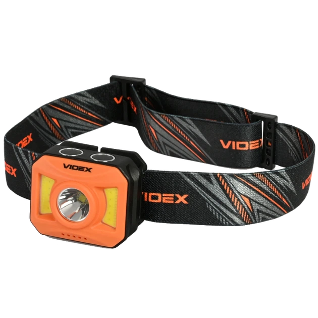 Налобный светодиодный фонарик VIDEX VLF-H085-OR 400Lm 5000K - Фото 1 Налобный светодиодный фонарик VIDEX VLF-H085-OR 400Lm 5000K - изображение 1
