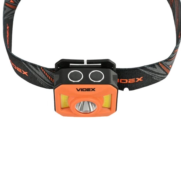 Налобный светодиодный фонарик VIDEX VLF-H085-OR 400Lm 5000K - Фото 2 Налобный светодиодный фонарик VIDEX VLF-H085-OR 400Lm 5000K - изображение 2