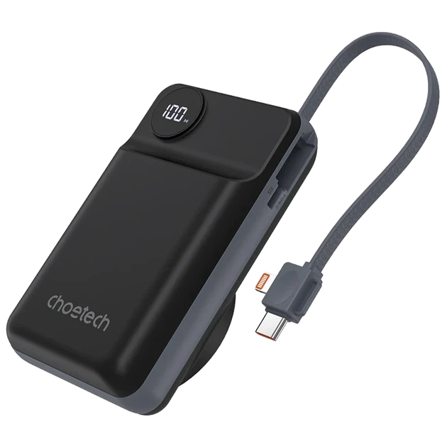 Повербанк Choetech B696 20 000мА•г Black з магнітною зарядкою - Фото 1 Повербанк Choetech B696 20 000мА•г Black з магнітною зарядкою - зображення 1