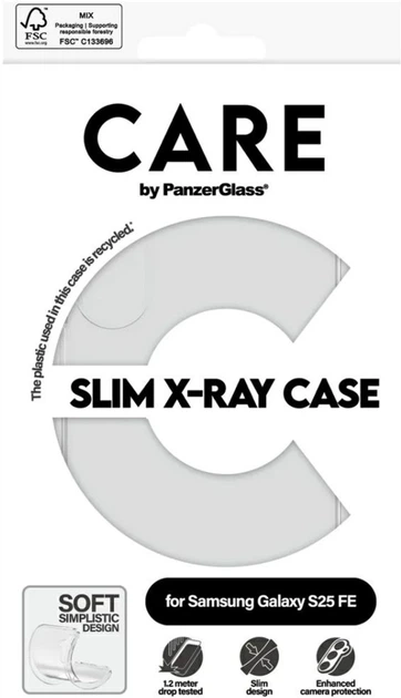 Etui PanzerGlass Fashion X-Ray do Samsung Galaxy S25 FE Transparent (5715685031632) - obraz 4