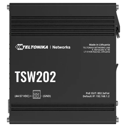Коммутатор 8 портов управляемый Teltonika TSW202 PoE+ - Фото 5 Коммутатор 8 портов управляемый Teltonika TSW202 PoE+ - изображение 5
