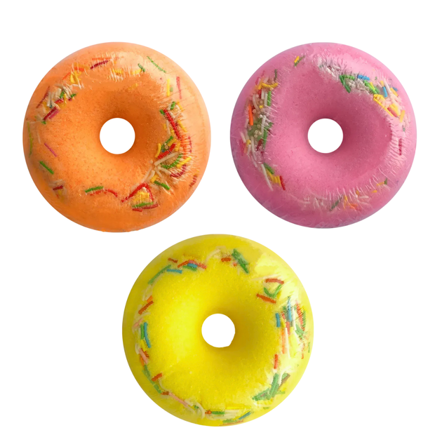 Подарочный набор пенных бомбочек для ванны Milky Dream "Пенни Donuts", 3 шт по 120 г - Фото 3 Подарочный набор пенных бомбочек для ванны Milky Dream "Пенни Donuts", 3 шт по 120 г - изображение 3