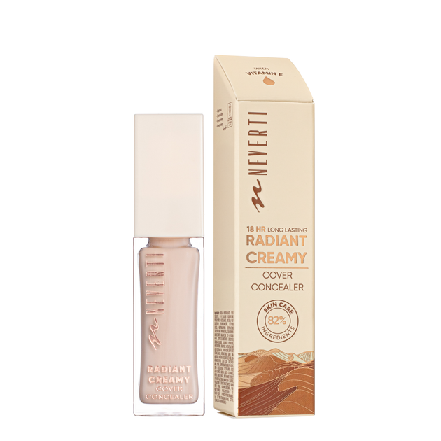 Консилер для лица стойкий Neverti Radiant Creamy Cover Conealer с витамином Е 10 мл (NP303), 002 Vanilla Кремовый - Фото 1 Консилер для лица стойкий Neverti Radiant Creamy Cover Conealer с витамином Е 10 мл (NP303), 002 Vanilla Кремовый - изображение 1