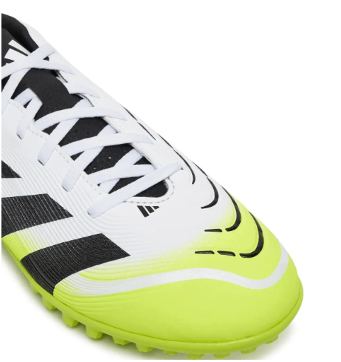 Сороконожки ADIDAS PREDATOR CLUB TF для взрослых белый/черный/зеленый size 42 2/3 /27.0см - изображение 5