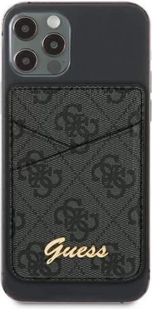 Магнітний гаманець Guess Wallet 4G Triangle with MagSafe Grey (GUWMS4GTLBK) - зображення 2