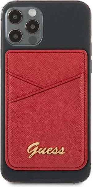 Магнітний гаманець Guess Wallet Saffiano with MagSafe Red (GUWMSSASLRE) - зображення 2