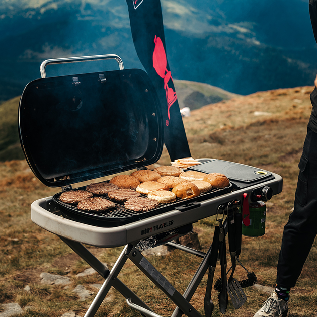 Портативный газовый гриль Weber Traveler 9010075 - изображение 5