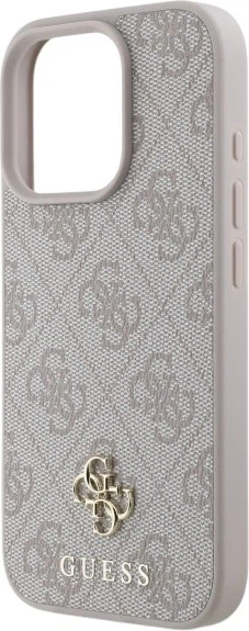 Etui plecki Guess 4G Small Classic MagSafe do Apple iPhone 16 Pro Pink (GUHMP16LP4SM4MP) - obraz 6