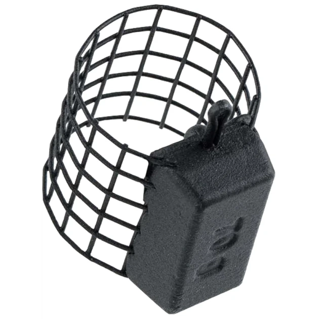 Кормушка Brain фидерная L крашенная (ц.:черный) 70g - изображение 2