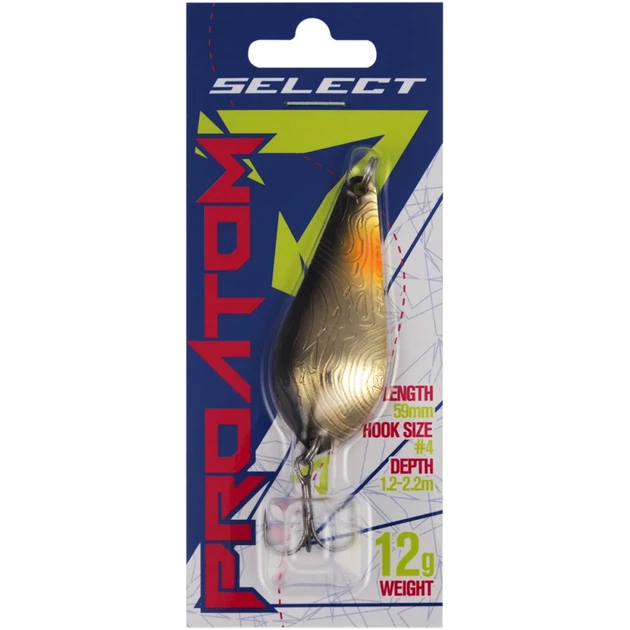 Блесна Select ProAtom 12.0g 59mm #06 - Фото 2 Блесна Select ProAtom 12.0g 59mm #06 - изображение 2