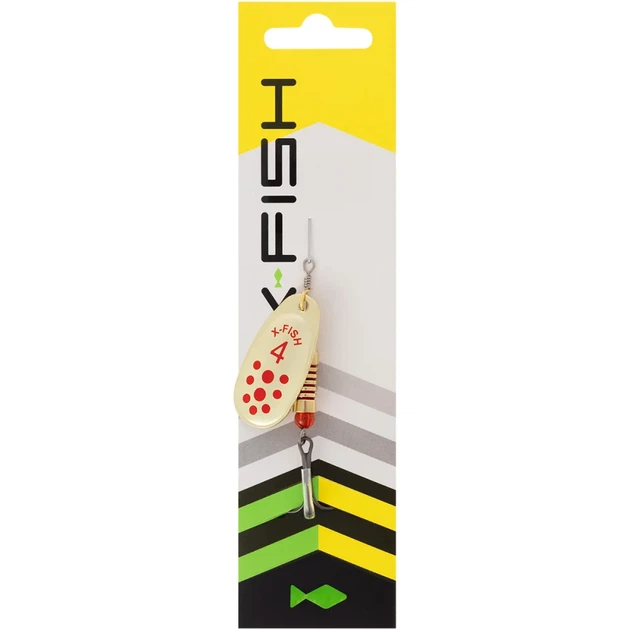 Блешня X-Fish Spike №4 9.5g Gold RD - зображення 2