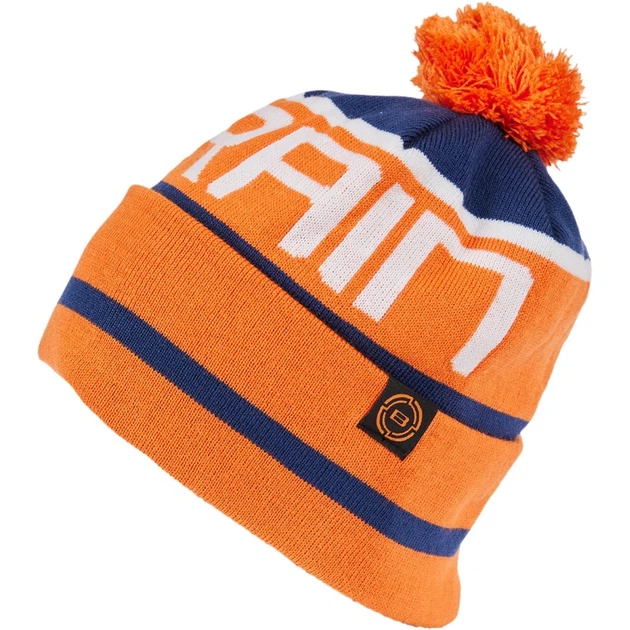 Шапка Brain с помпоном 58 Blue/orange - изображение 2