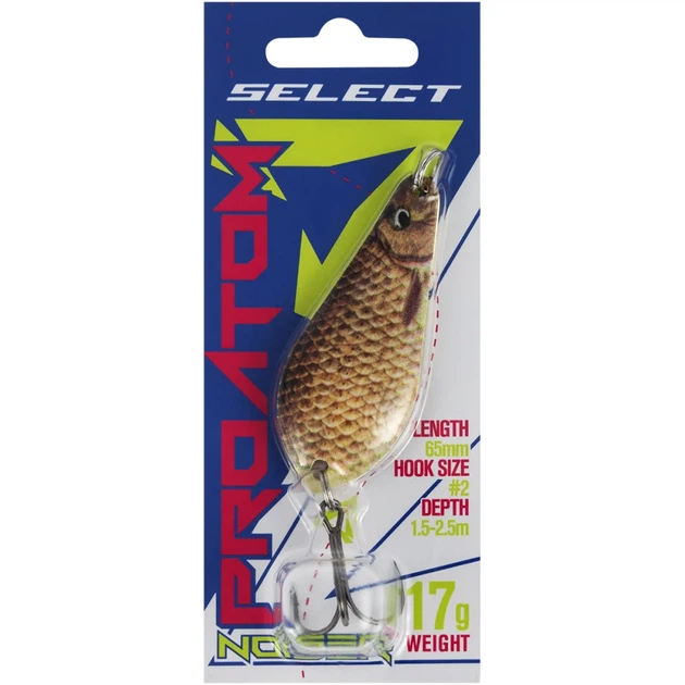 Блешня Select ProAtom Noiser 17.0g 65mm S50 - Фото 2 Блешня Select ProAtom Noiser 17.0g 65mm S50 - зображення 2
